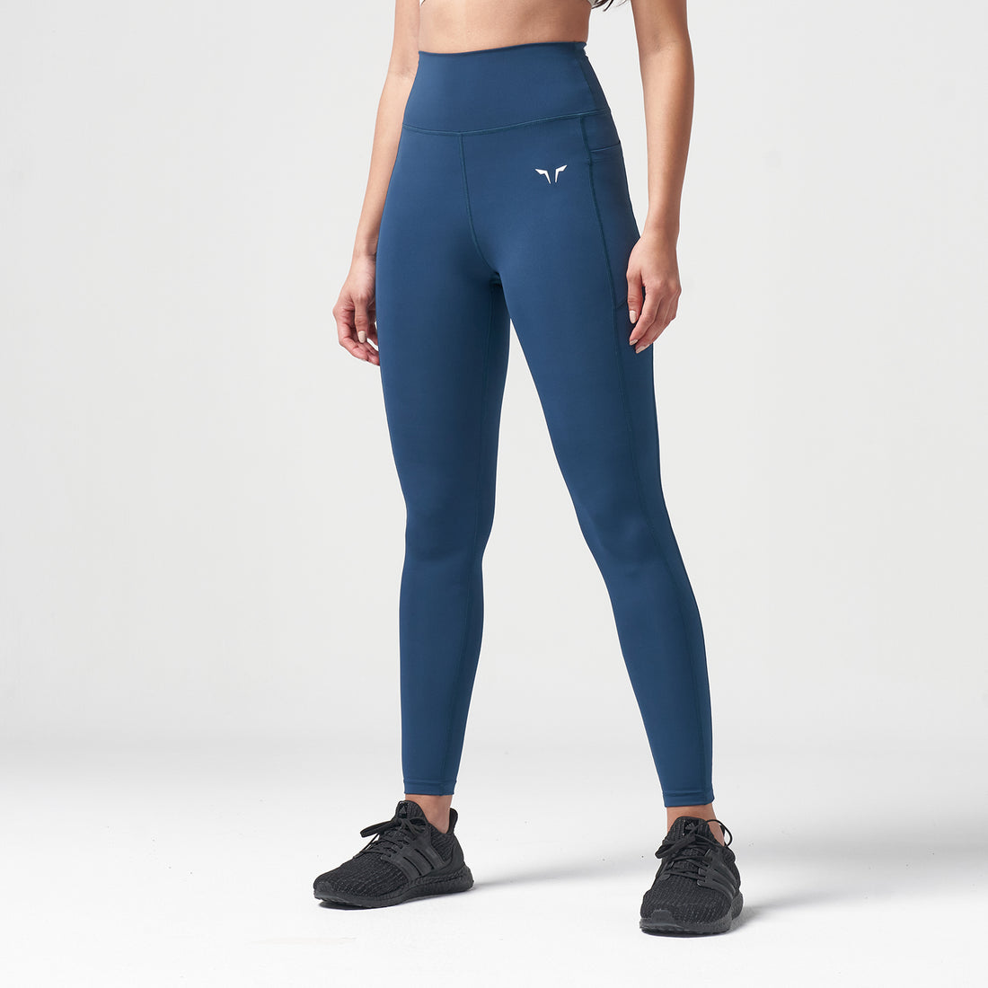 ESSENTIAL HIGH WAISTED LEGGINGS - TEAL